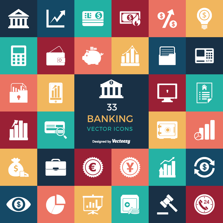 banking-elements-icons-vector-preview