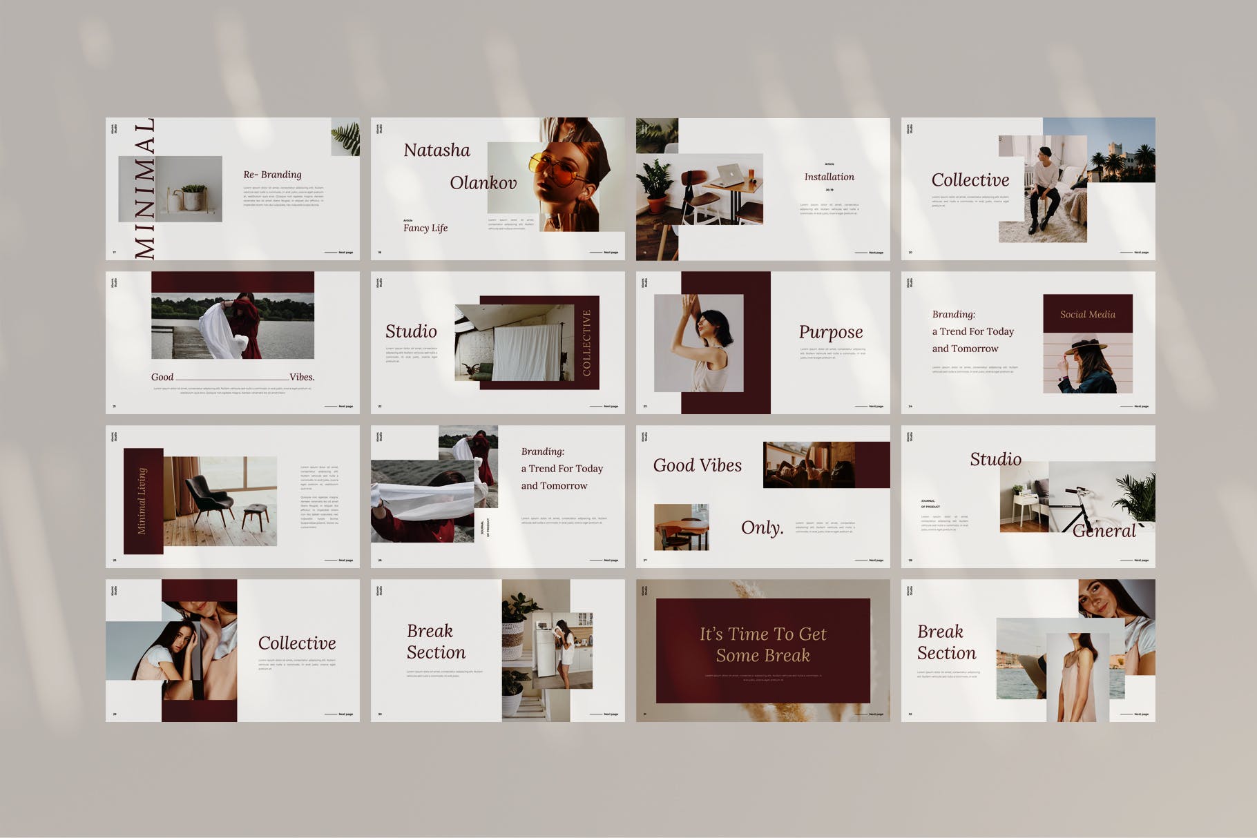 简约时尚风产品发布/项目融资谷歌幻灯片设计模板 Klorint Google Slides插图(5)