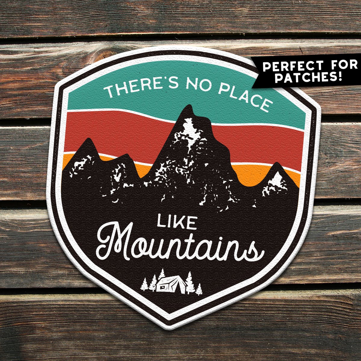 野营冒险/户外运动/旅游品牌Logo设计模板 Camping Adventure Badges, Retro Travel Logos Set插图(2)