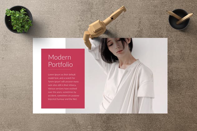 时尚品牌项目策划PowerPoint幻灯片设计模板 KUROWO Powerpoint Template插图(5)