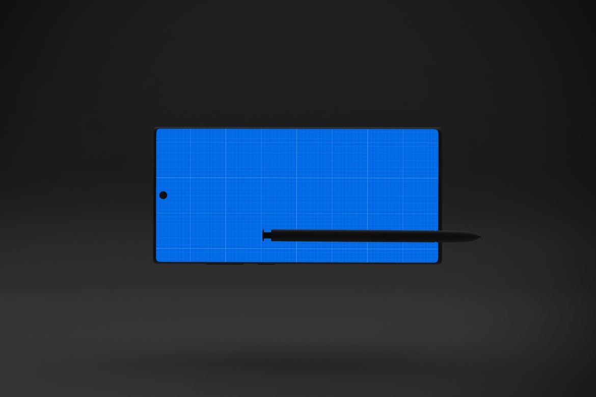 Note 10大屏手机屏幕预览样机模板 Dark Note 10 Mockup插图(11)
