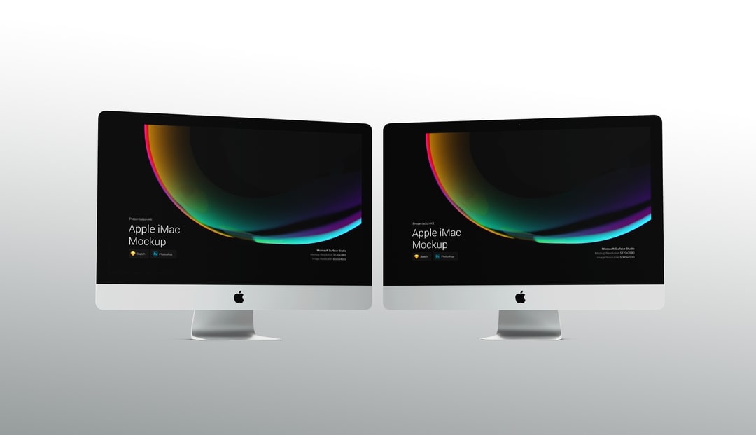 超级主流桌面&移动设备样机系列：iMac & iMac Pro系列一体机样机 [兼容PS,Sketch;共4.79GB]插图(1)