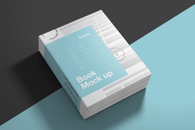 简装软封面杂志书样机 Book Mock-up插图(7)