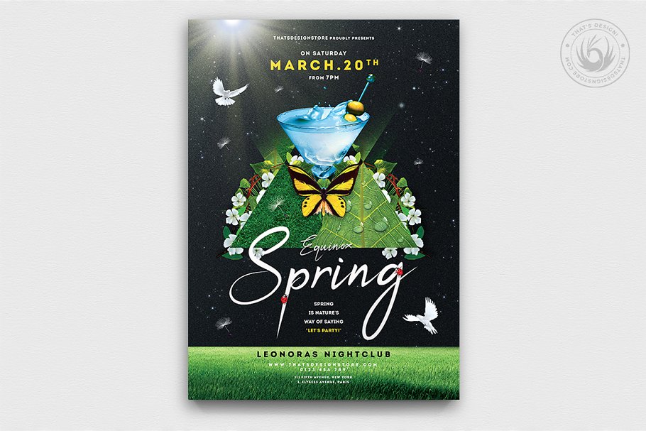 10款春季氛围商业促销海报模板下载[PSD]插图(2)