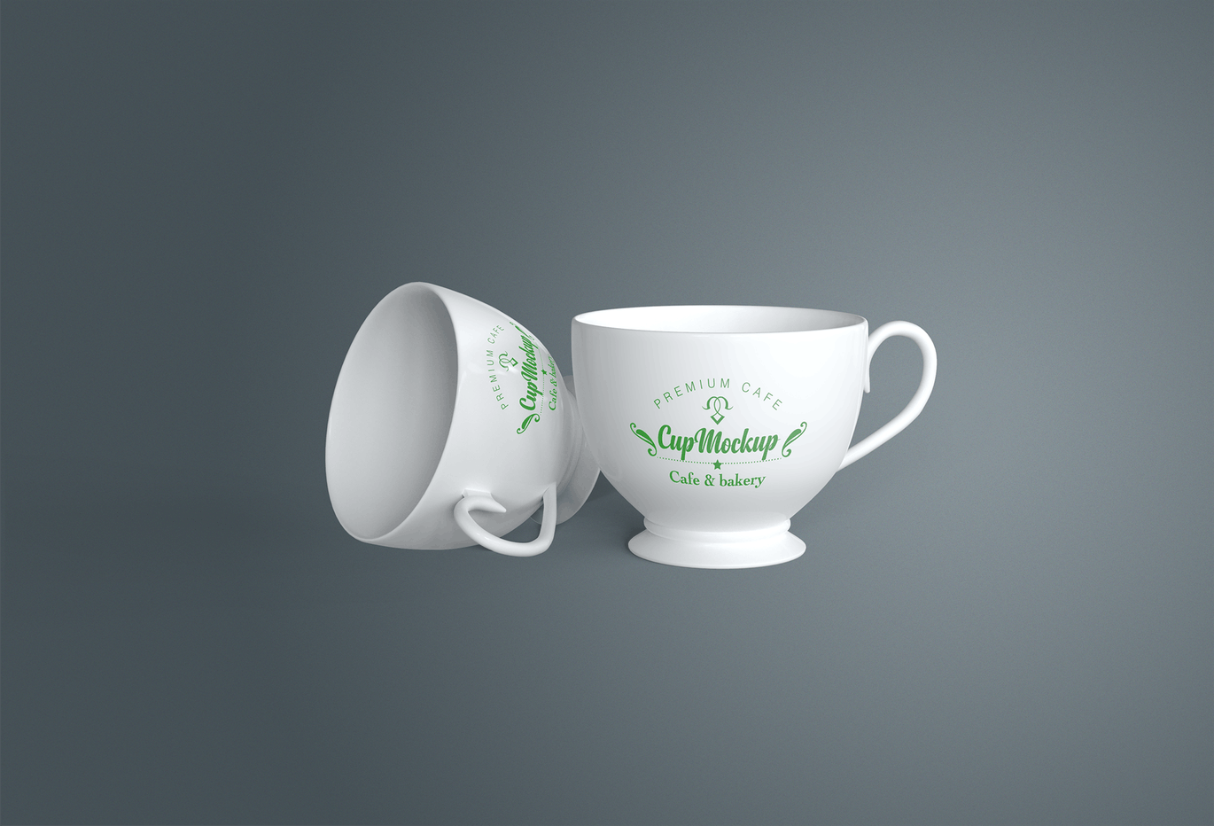 陶瓷茶杯咖啡杯外观设计样机模板v2 Cup Mockup 2.0插图(1)