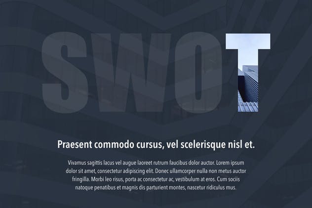 SWOT分析PPT模板下载 Midnight Office PowerPoint Template插图(11)