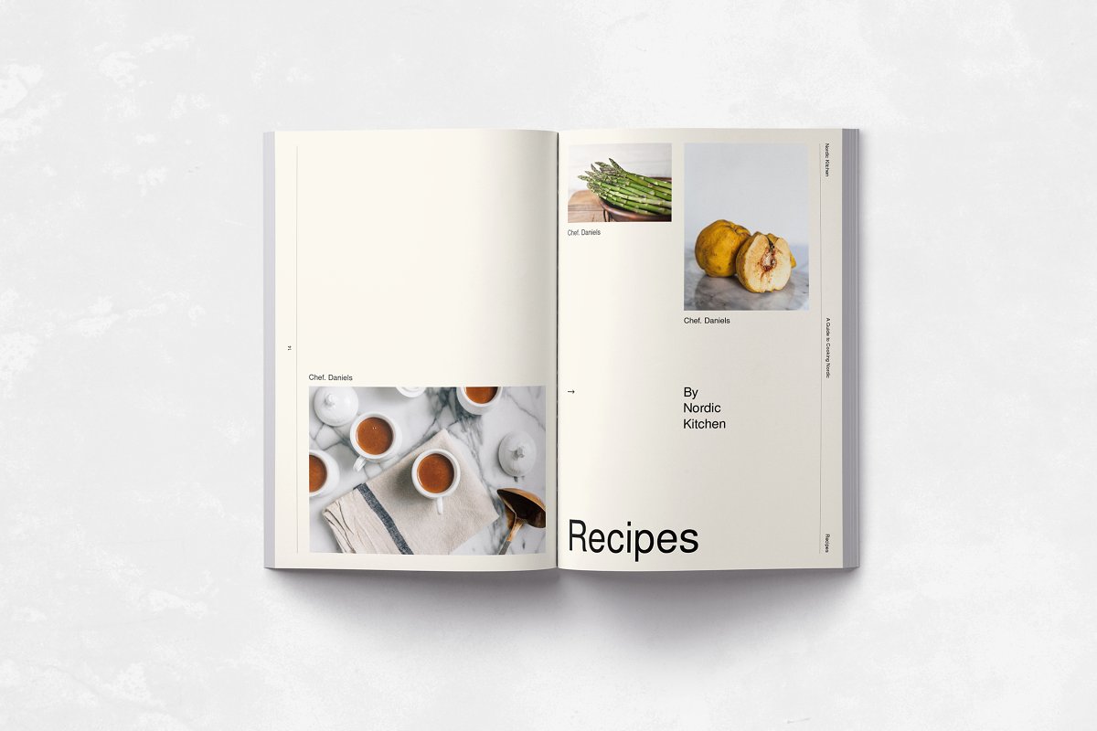极简设计餐馆菜谱模板下载插图(7)