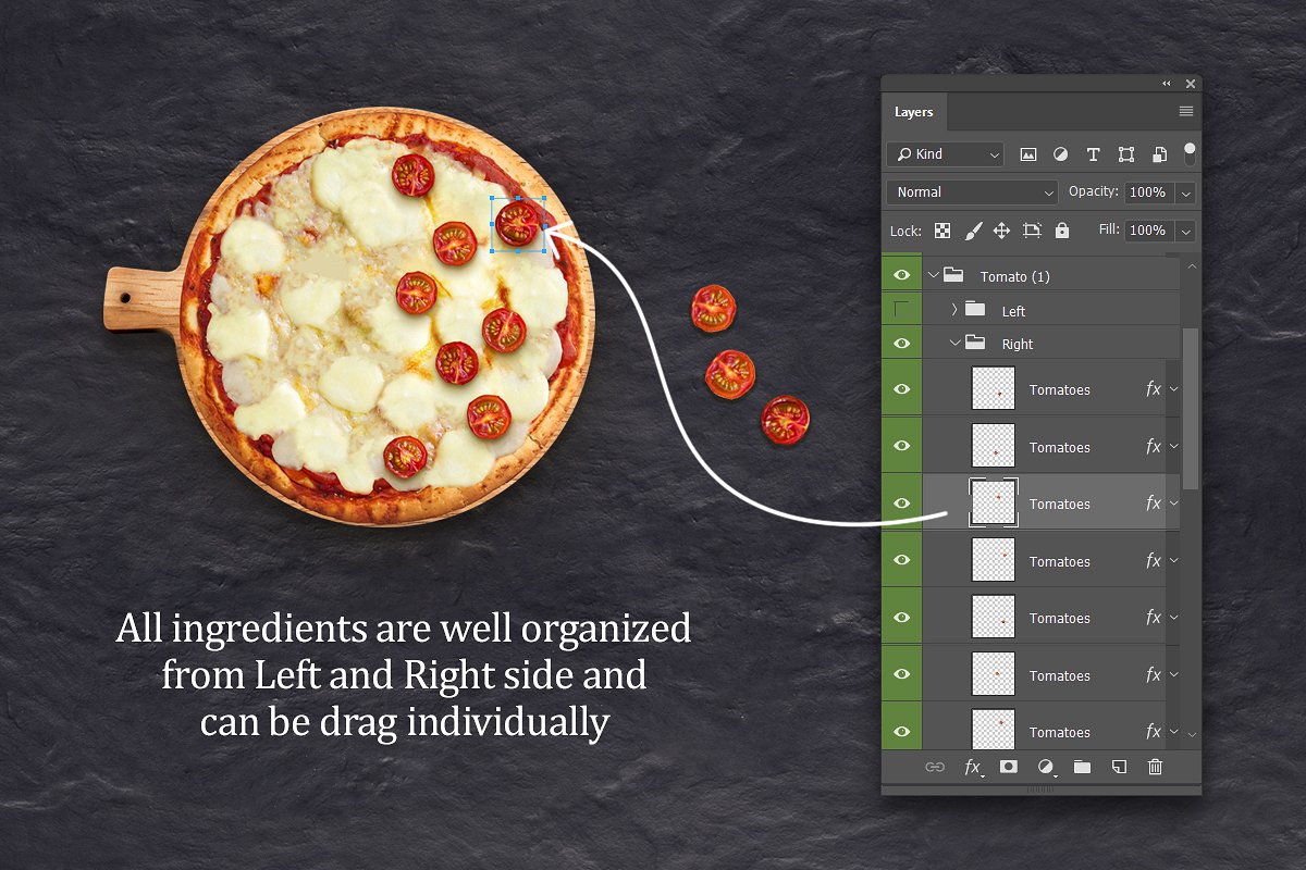 美味食品披萨样机和场景生成器【Pizza Creator & Scene Generator】插图(5)