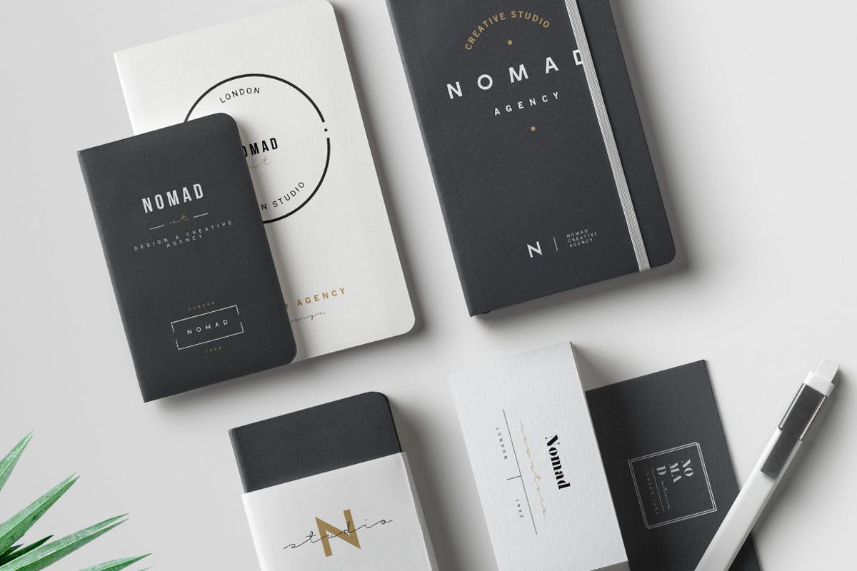 经典欧美风格品牌Logo模板合集 Nomad Brand Logos插图