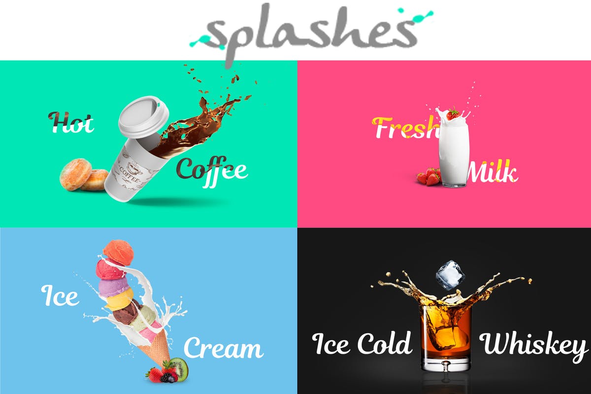 创意产品品牌网站/电商网站设计PSD模板 Splashes V2 PSD Template插图
