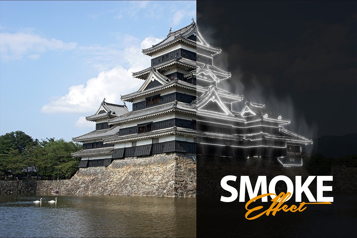 神秘的烟雾效应PS动作下载 Smoke Effect Photoshop Action [atn]插图(4)