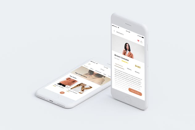 在线商店电子商务APP应用程序UI套件 One Shopping – Shop Mobile App Ui Kit插图(4)