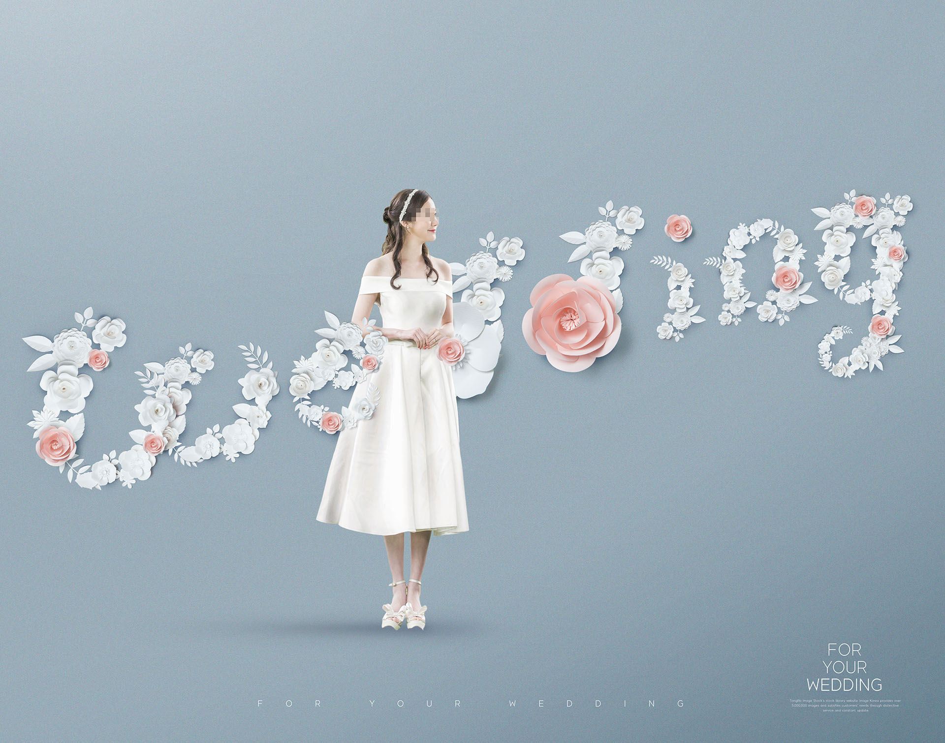 婚礼花卉创意场景海报PSD素材模板下载插图(7)