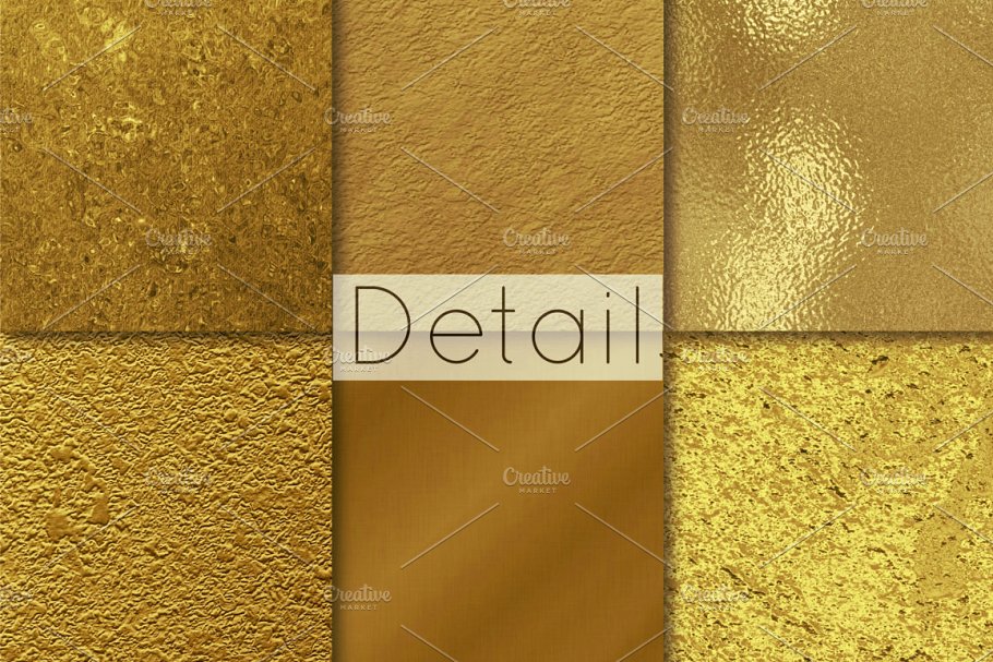 28款奢华金箔背景纹理 28 Gold Foil Textures / Backgrounds插图(3)