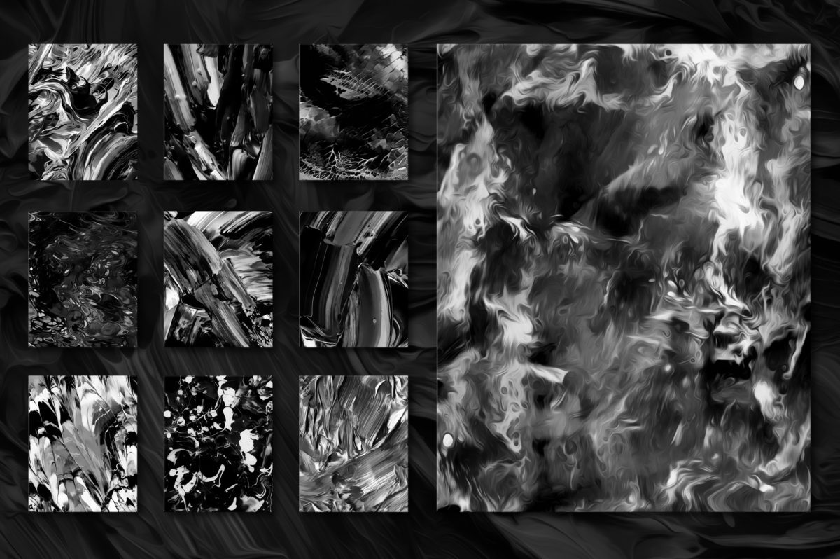 创意抽象纹理系列：100个高分辨率抽象流体绘画 Flow, Vol. 1插图(7)