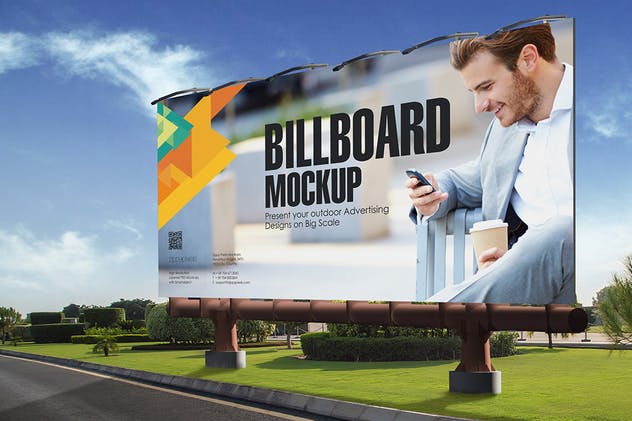 7款城市户外公路灯箱广告牌样机模板 7 Billboard Mockups插图(2)