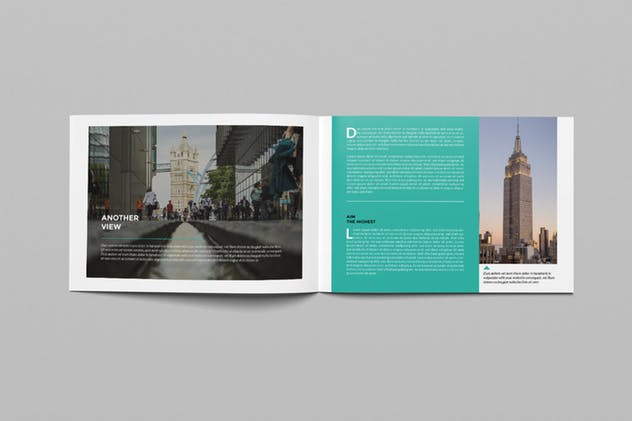 横向规格企业画册&产品目录设计模板 Landscape Magazine插图(5)