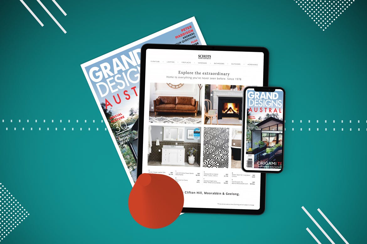 杂志印刷设计/杂志APP设计图预览样机样机 Abstract Magazine App Mouckup插图(6)