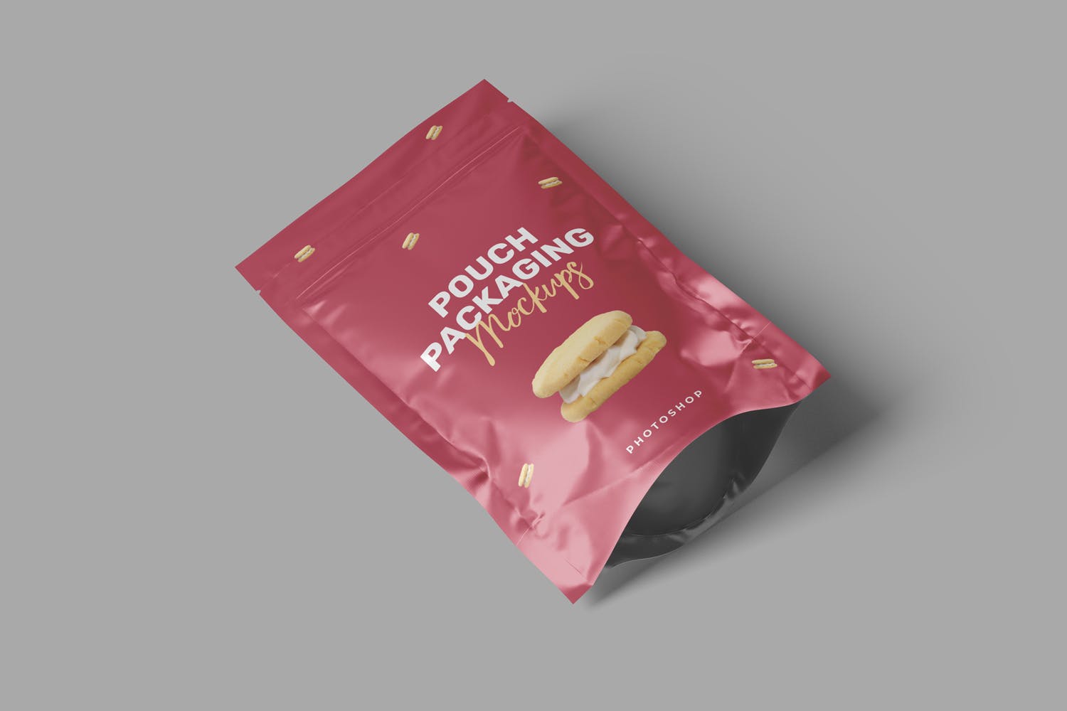 食品自封袋包装设计样机模板 Pouch Packaging Mockups插图(3)