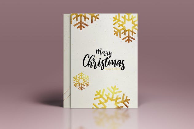 圣诞节&新年贺卡海报设计模板合集 Merry Christmas and Happy New Year Brochure插图(3)