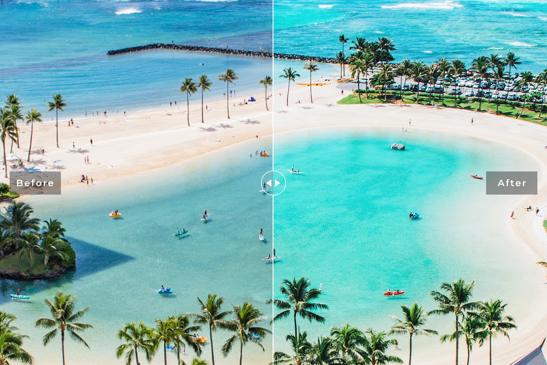 夏日沙滩&海边摄影LR调色预设 Riviera Mobile & Desktop Lightroom Presets插图(3)