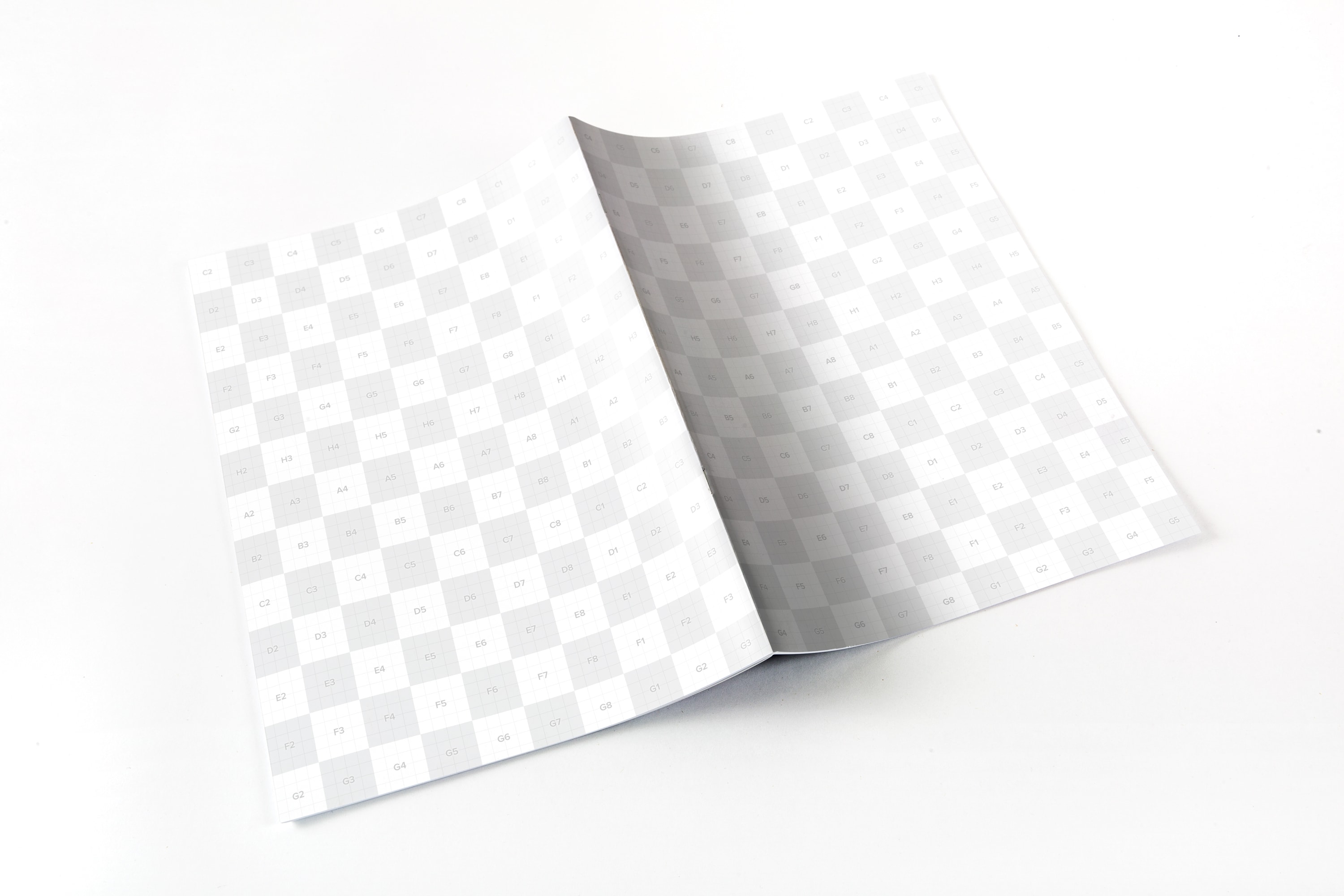 信纸小册子封面封面印刷效果预览样机01 Letter Booklet Spreads Covers Mockup 01插图(2)