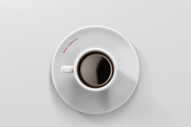 逼真咖啡杯马克杯样机模板 Espresso Cup Mockup – Cone Shape插图(13)