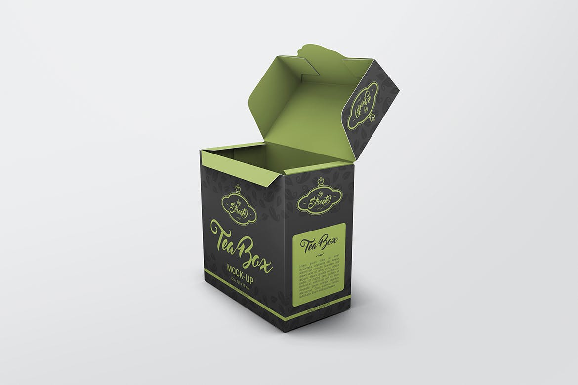 高品质的实用多功能茶叶包装VI样机展示模型mockups插图