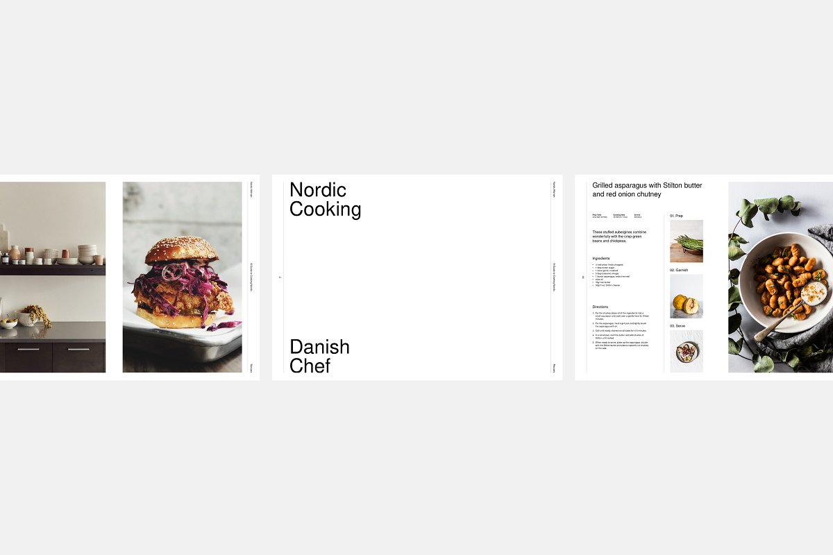 极简设计餐馆菜谱模板下载插图(6)