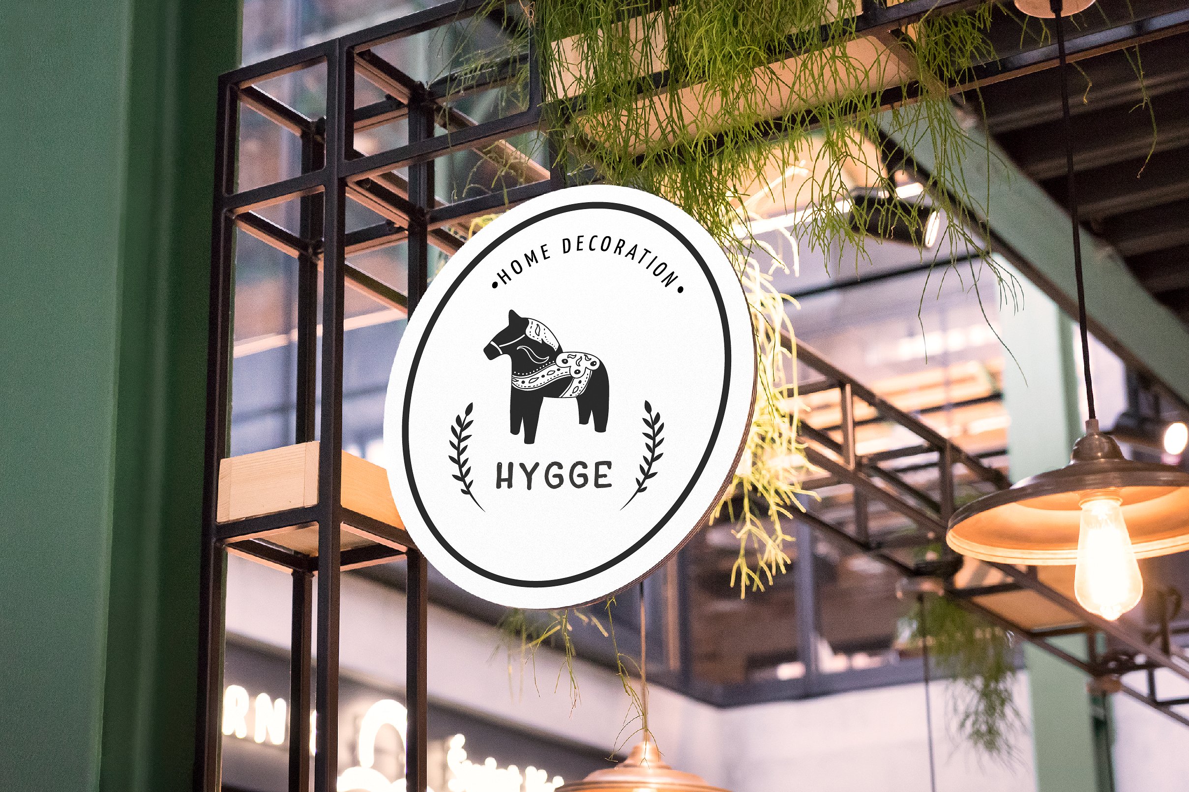 欧式手绘风格Logo设计模板 Hygge – premade logo collection插图(6)