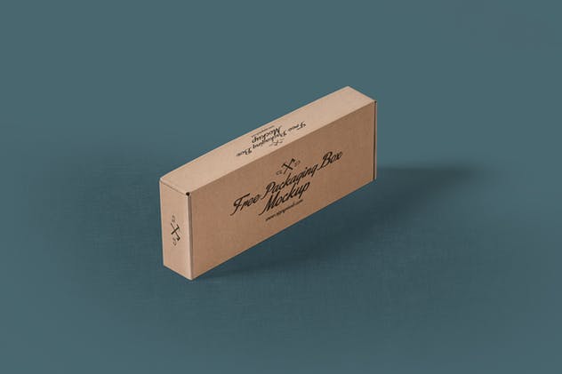 10个矩形包装盒设计样机模板 10 Rectangular Packaging Box Mockups插图(13)