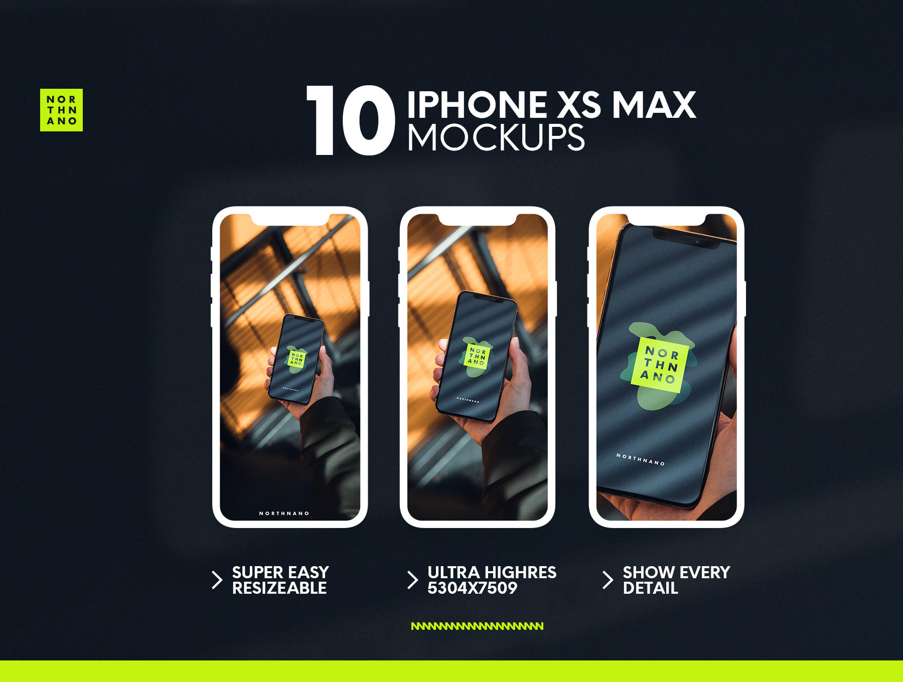 10 个带场景的iPhone XS MAX Mockups 样机下载 [PSD]插图(6)