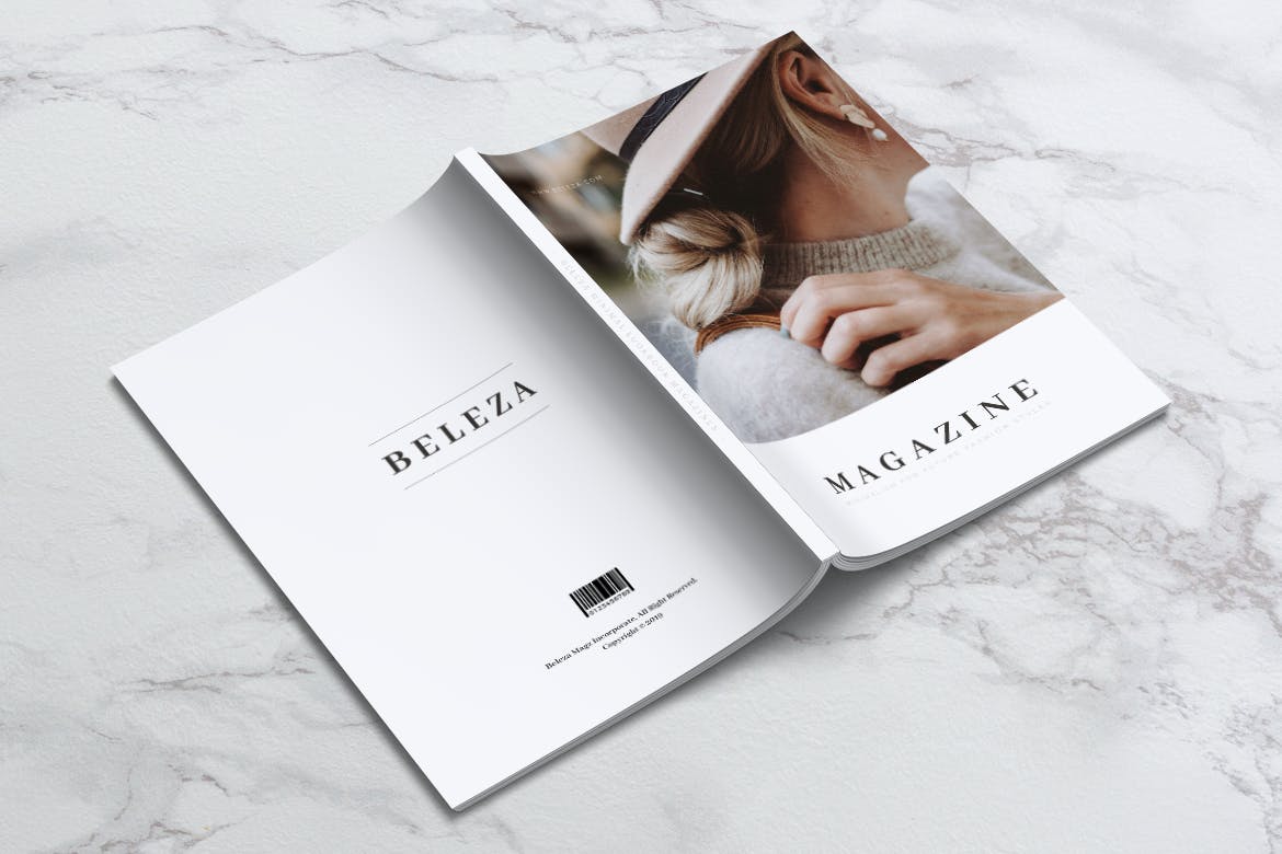 高端优雅时尚服饰杂志版式设计模板 BELEZA Fashion Magazines插图(14)