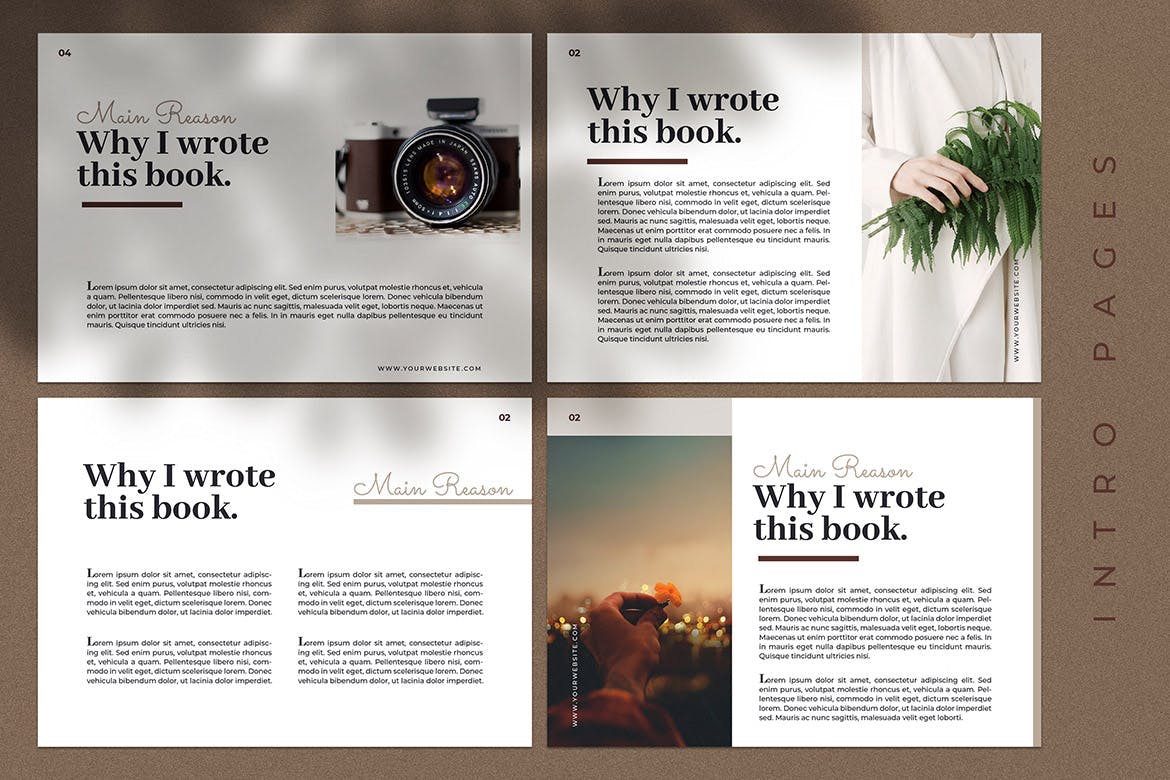 现代极简设计风格电子书设计模板 Modern eBook Templates插图(5)
