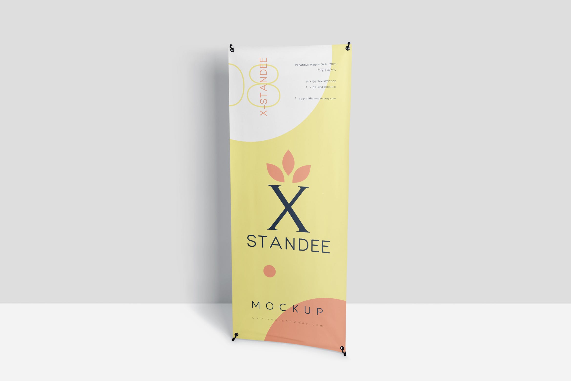X展架广告海报设计预览图样机 X Standee PSD Mockups插图