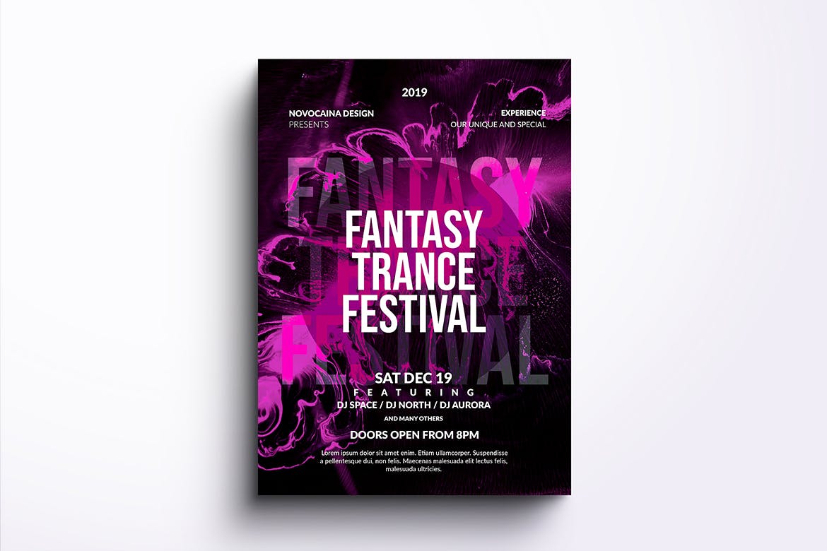舞蹈/音乐派对活动海报设计模板合集v2 Event Party Posters & Flyers Bundle V2插图(3)