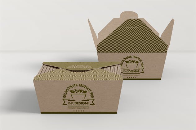 快餐食品包装样机v5 Fast Food Boxes Vol.5: Take Out Packaging Mockups插图(5)