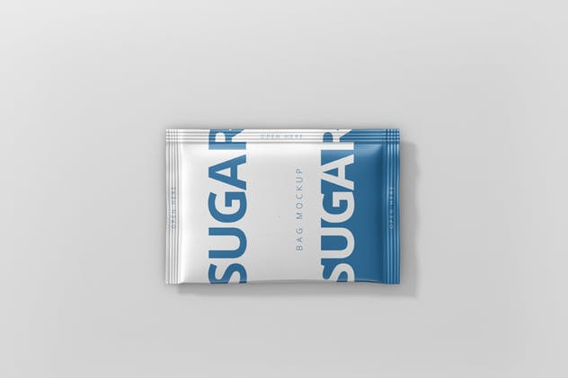 矩形糖袋/盐袋食品包装样机 Salt / Sugar Bag Mockup – Rectangle插图(6)