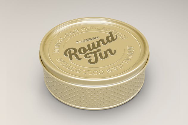 圆形金属锡罐包装样机Vol.3 Round Tin Can Packaging Mockups  Vol.3插图(6)