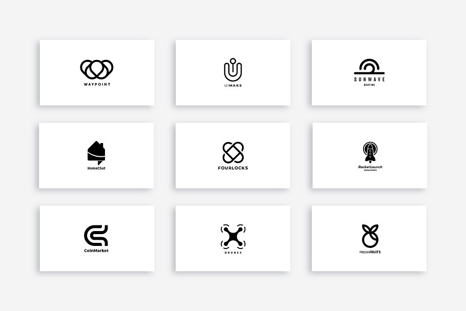 30个独特的预制Logo模板合集 30 Unique Premade Logos Pack插图(8)