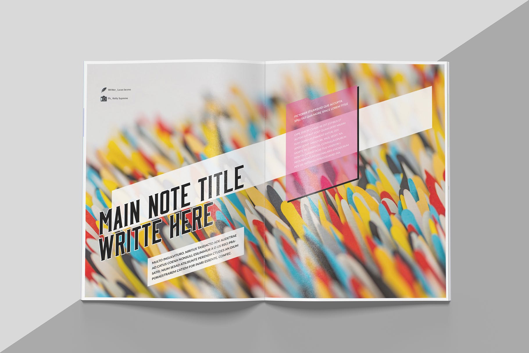 创意设计杂志版式设计模板 Create Magazine Template插图(6)