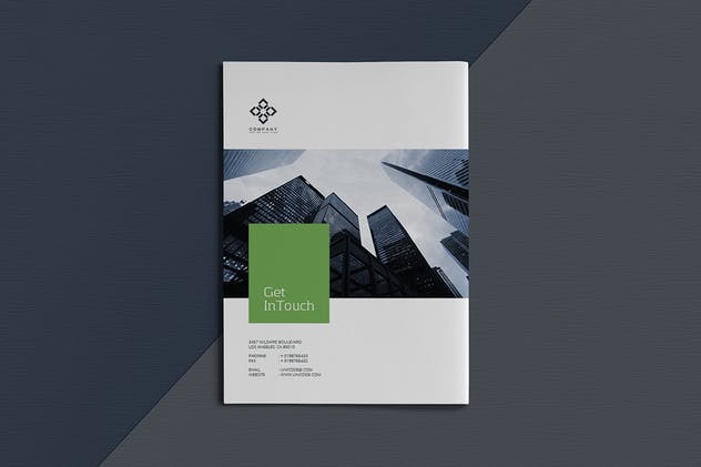 高逼格企业宣传画册设计模板素材 Business Brochure Template插图(11)