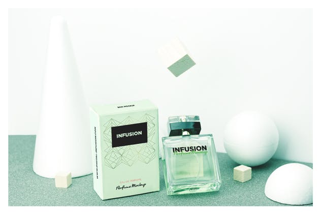 香水外观设计样机模板 Perfume Mockup插图(3)