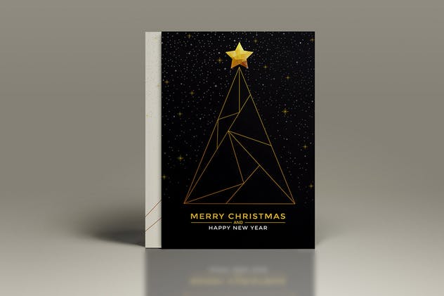 圣诞节&新年贺卡海报设计模板合集 Merry Christmas and Happy New Year Brochure插图(2)