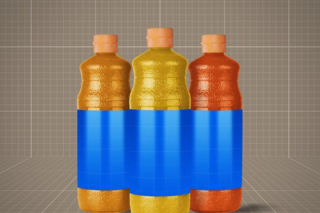 果汁饮料瓶外观包装样机v4 Juice Bottle V.4插图(2)