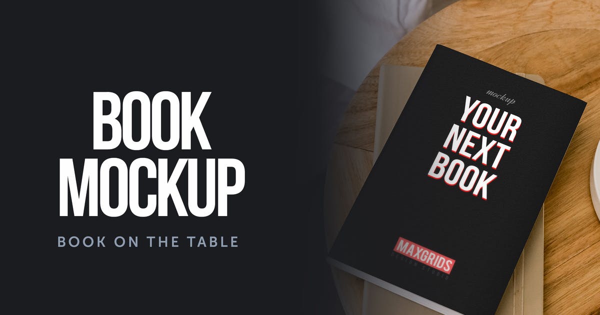 精品图书封面设计效果图样机v1 Book Mockup 1.0插图