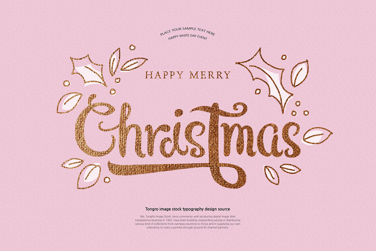 冬季圣诞问候卡/海报传单设计素材[PSD]插图