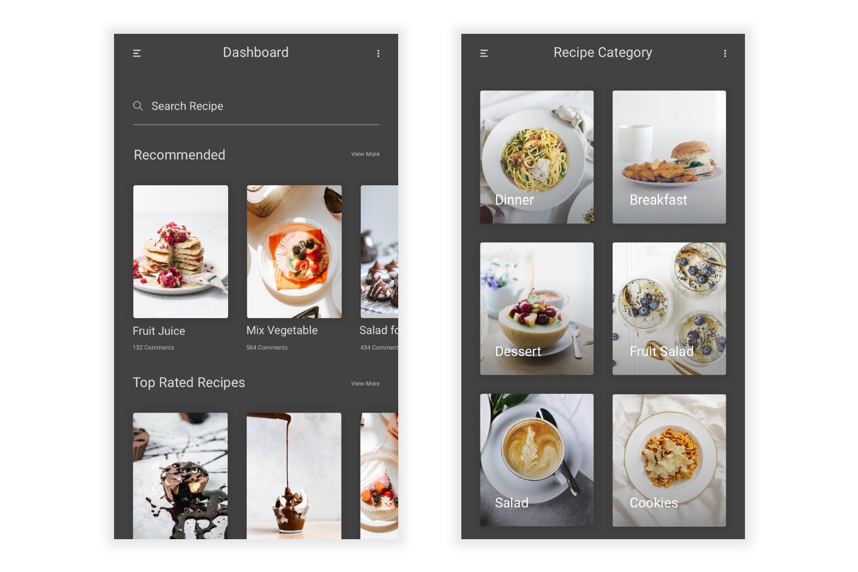 美食食谱APP应用UI界面设计Figma模板 Swad – Food & Recipe Figma UI Kit插图(3)