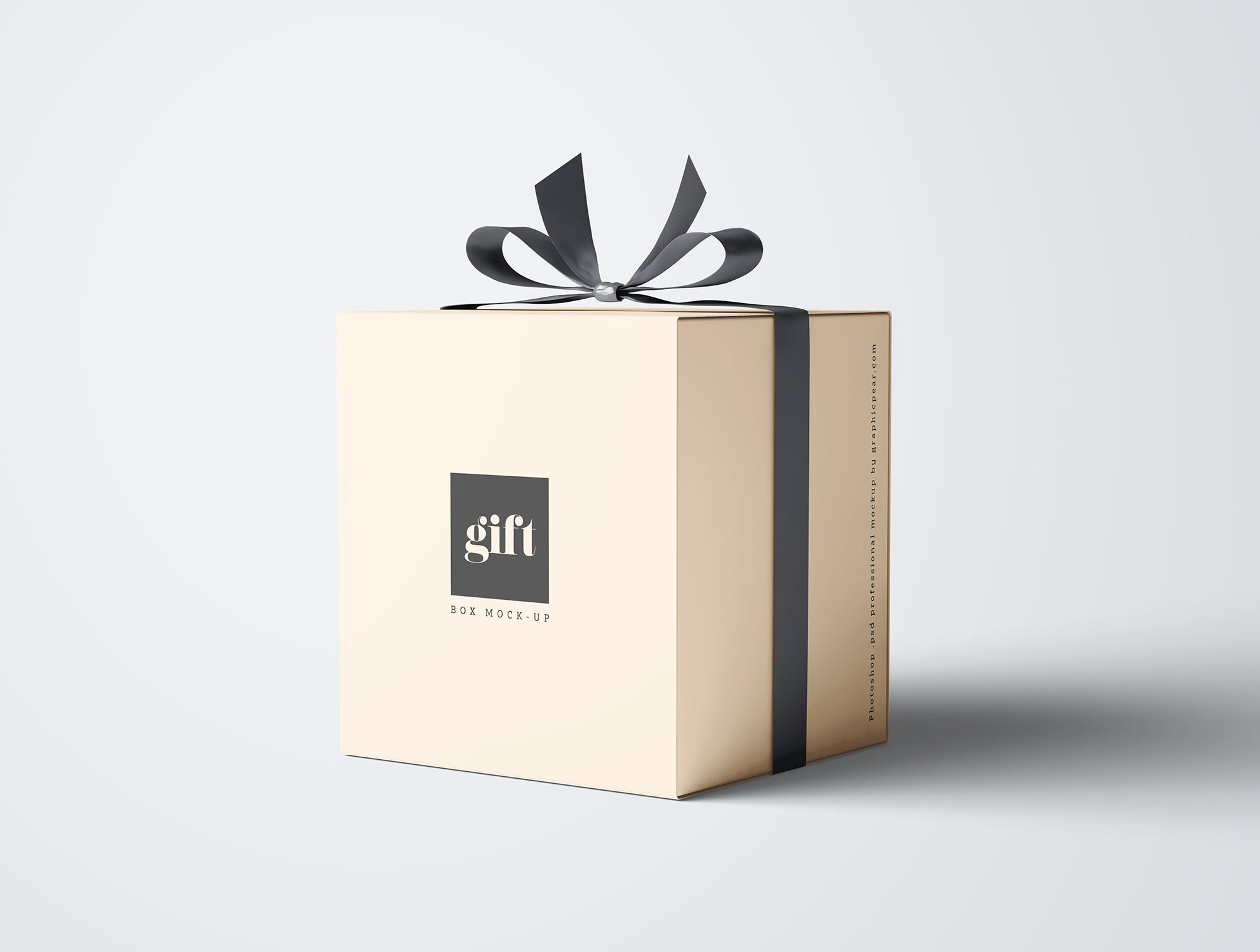礼品包装盒设计效果图样机 Gift Box Mockup插图(6)
