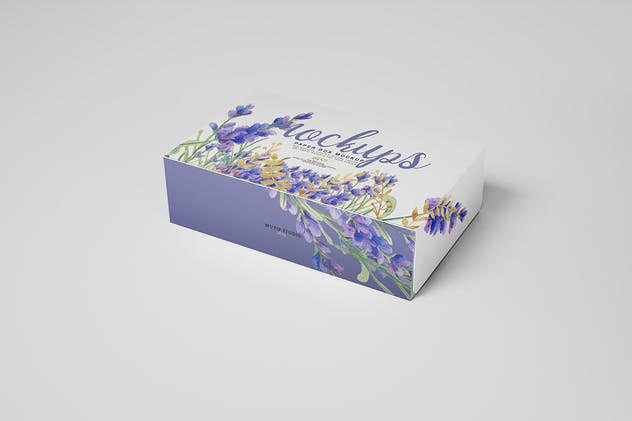 餐饮食品包装纸盒样机模板V5 Paper Box Mockup 05插图(5)